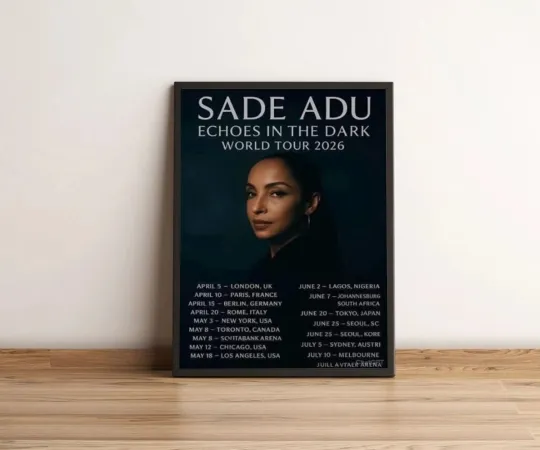 Discover SADE Tour 2026 Poster