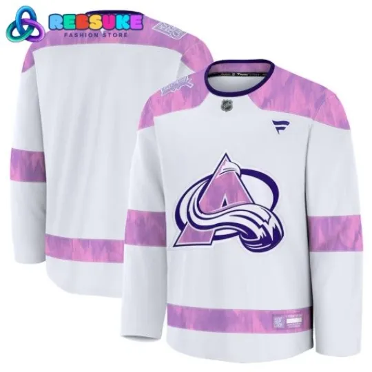 Discover Colorado Avalanch Hockey Fights Cancer Hockeyt Jersey Unisex S-5XL