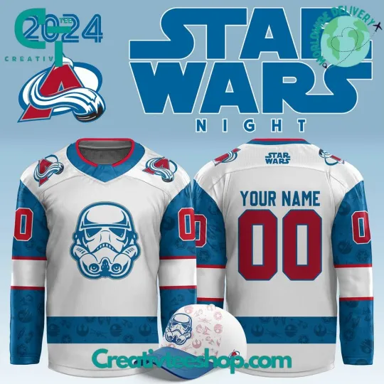 Discover Custom Colorado Avalanch x Star Wars Hockey Jersey Unisex