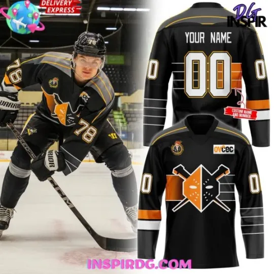 Discover Custom Wheeling Nailers Pittsburgh Penguin Night Specialty Hockey Jersey