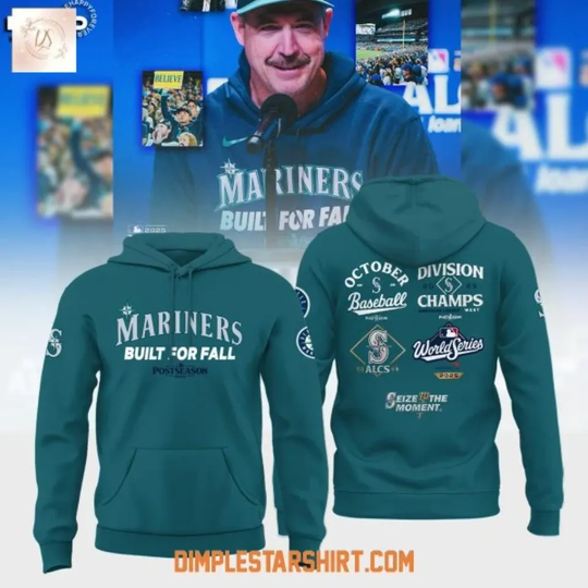 Discover Seattle Mariner Built For Fall World Series 3D Hoodie
