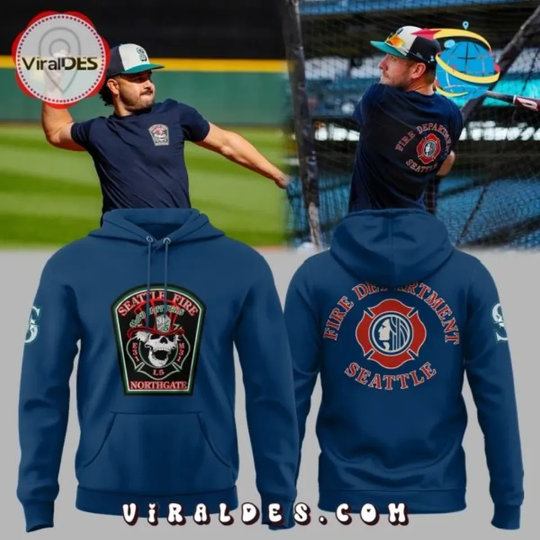 Discover Seattle Fire Department x Mariner 3D Hoodie 2025