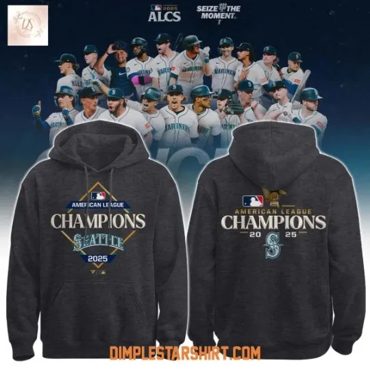 Discover Seattle Mariner AL Champions 2025 3D Hoodie