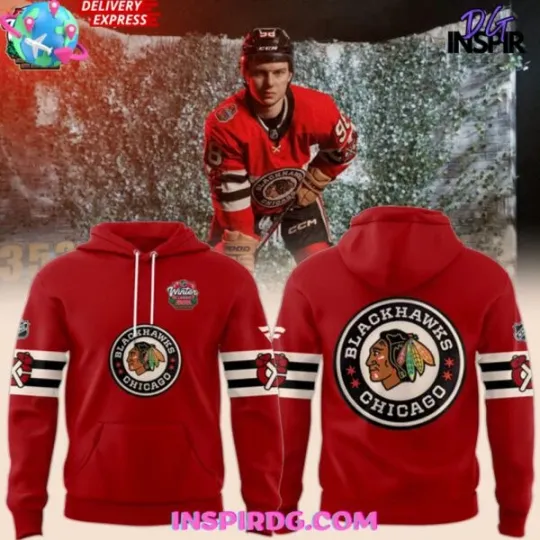 Discover Chicago Blackhawk NHL Winter Classic 2025 3D Hoodie Unisex S-5XL