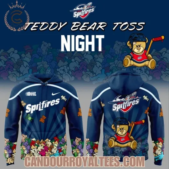 Discover Windsor 1Spitfire 1Teddy 1Bear Toss Night 3D Hoodie Unisex S-5XL