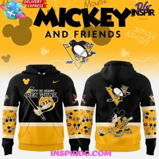 Discover Pittsburgh Penguin Mickey & Friends Special 3D Hoodie Unisex S-5XL