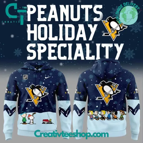 Discover Pittsburgh Penguin Peanut Holiday Speciality Hoodie 3D Unisex S-5XL