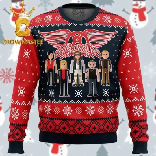 Discover Aerosmith Christmas Holiday Gift Ugly Sweater