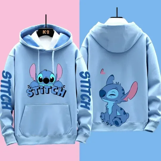 Discover Adult Disney Lilo Stitch 3D Hoodie Pullover for Boys Girls Men Women