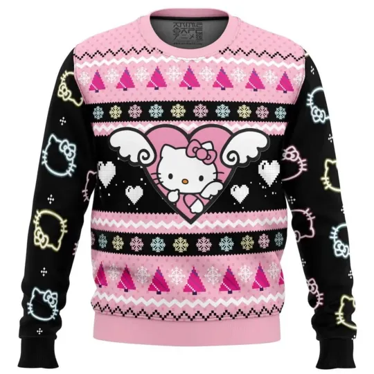 Hello Christmas Hello Kitty Ugly Christmas Sweater