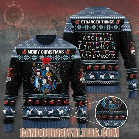 Discover Stranger Thing Merry Christmas Ugly Sweater