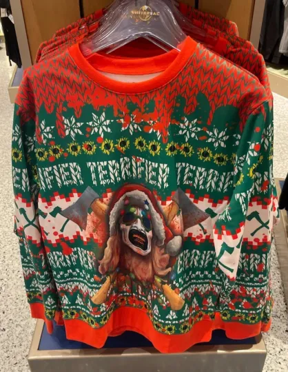 Universal Halloween HN 2025 HHN Terrifier Ugly Christmas Sweater