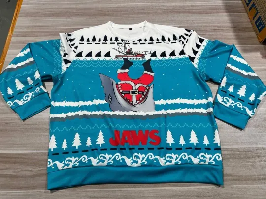 Discover JAWS Ugly Christmas Sweater