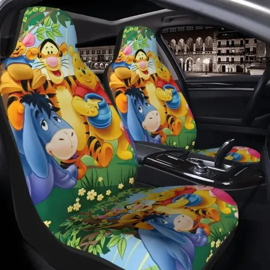 Discover Winnie The Pooh Best Friends Forever Pooh Bear & Friends Car Seat Covers
