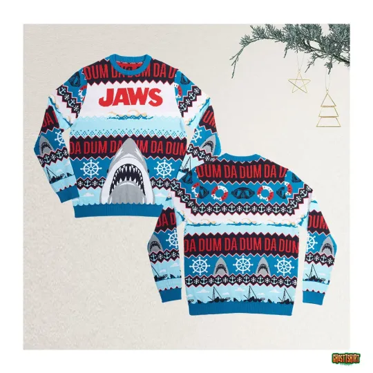 Discover JAWS Ugly Christmas Sweater