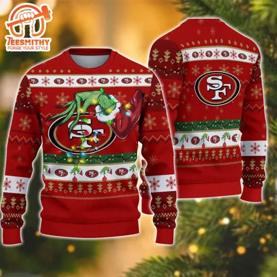 Discover SanFrancisco 49er funny character Christmas Ugly Sweater For Fans