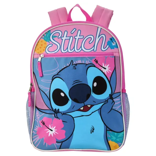 Discover Disney Lilo & Stitch 16" Kids Backpack Blue