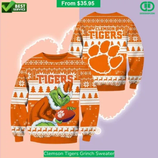 Discover Clemson Tiger funny character Sweater Ugly Fan Gift