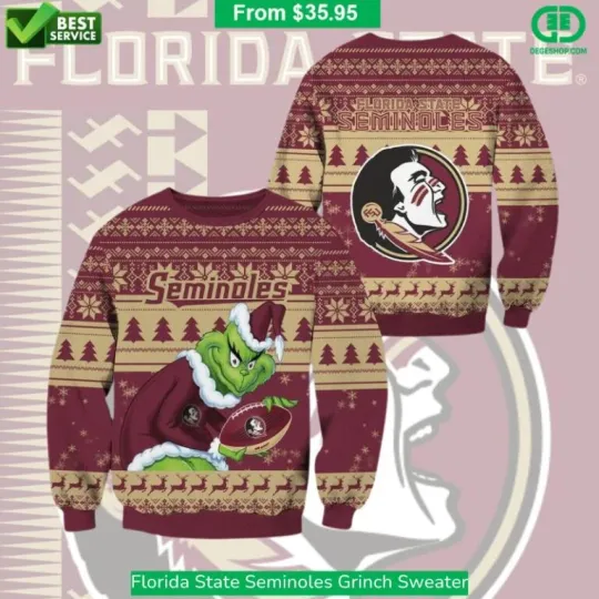 Discover Florida State Seminole funny character Sweater Ugly S-5XL