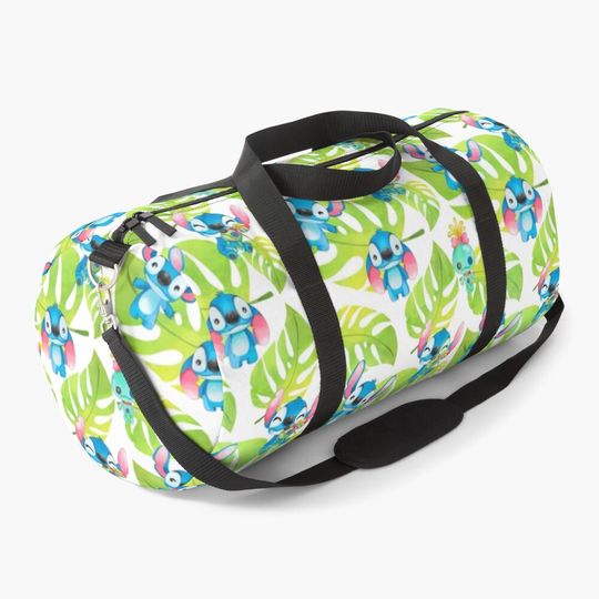 Discover Stitch Tropical Seamless pattern Duffle Bag