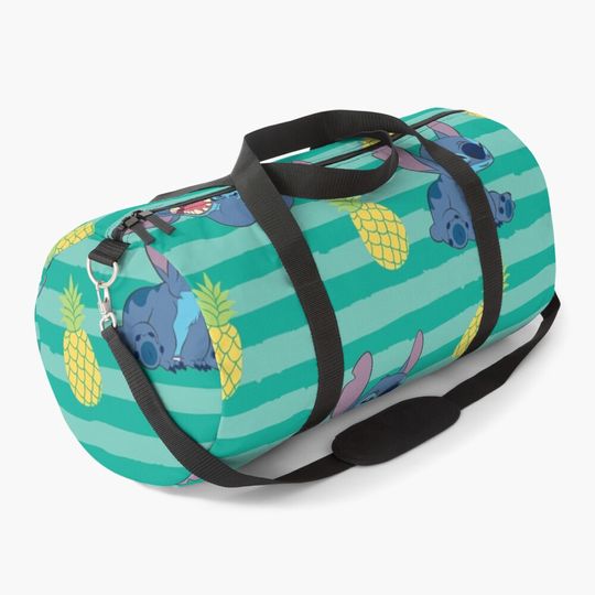 Discover Lilo and Stitch Stripes and Pineapples Duffle Bag