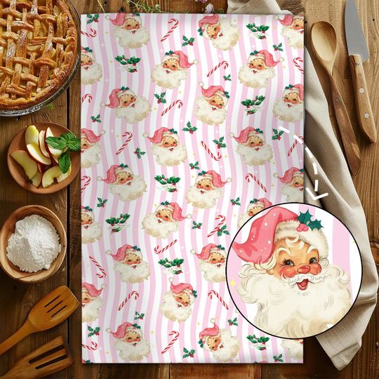 Discover Subtle F*ck Trump Very Merry Xmas Hand Towel ,Christmas Santa Kitchen Towel ,Anti Trump Tea Towel,FDT Maga,Xmas Preppy Doodle Home Decor