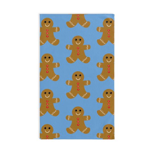 Discover Slightly Subtle Gingerbread Cookie Hand Towel - FDT Holiday Kitchen Decor, Christmas Gift, Festive Hand Towel, Seasonal Decoration