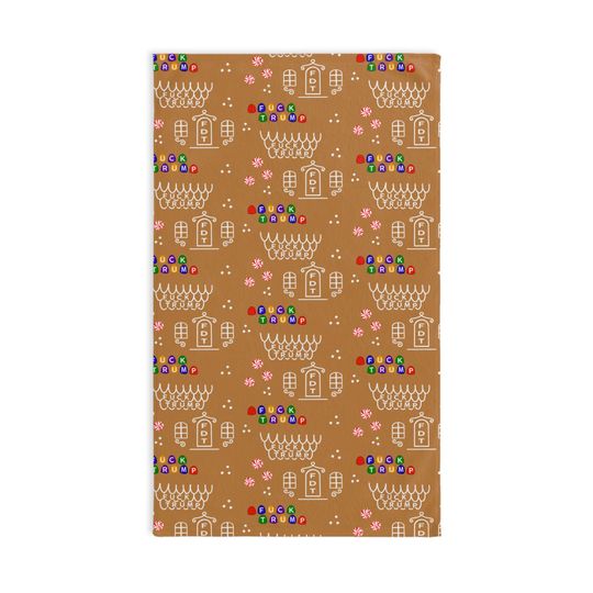 Discover Slightly Subtle Gingerbread Hand Towel FDT Festive Kitchen Decor, Holiday Gift, Cute Decor, Baking Accessory, Cute Housewarming Gift