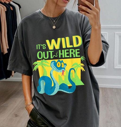 Disneyland Zootopia 2 Gary De'Snake It's Wild Out Here Funny T-Shirt, Disneyland Animal Characters Shirt, Zootopia Fans Gift, Disneytrip Tee