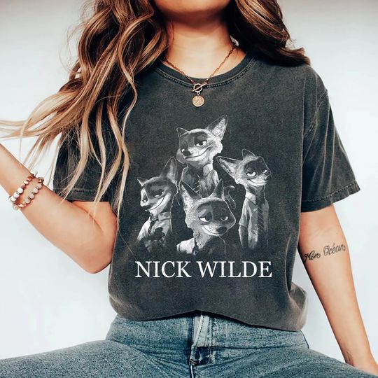 Discover Zootopia Nick Wilde Shirt, Disney Judy Hopps and Nick Wilde Tee, Zootopia 2 2025