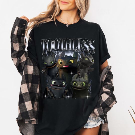 Toothless Shirt: How to Train Your Dragon Fan Tee, Epic Universe Night Fury