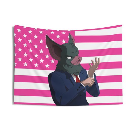 Discover Sonar Flag, Sonar Indoor Wall Tapestries, Sonar Dispatch Pink Flag