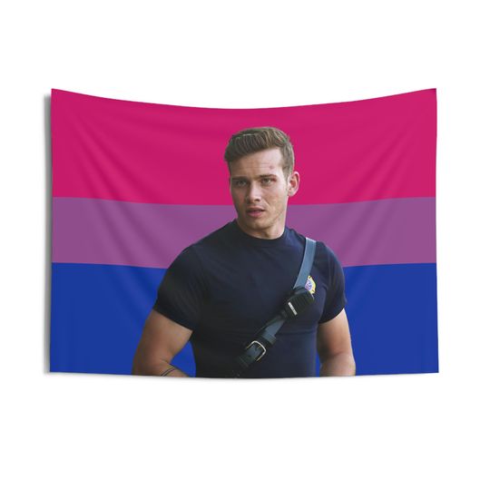 Discover Evan Buckley Indoor Wall Tapestries, Evan Buckley Bi Flag