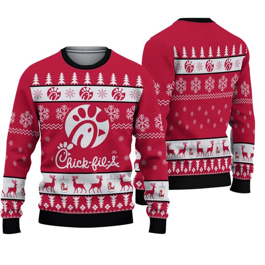 Chick Fil A Christmas Ugly Sweater