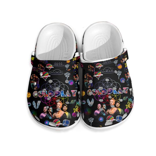 Coldplay Clogs, Head Full of Dreams Edition, Holiday Present, Gift for Music Lovers