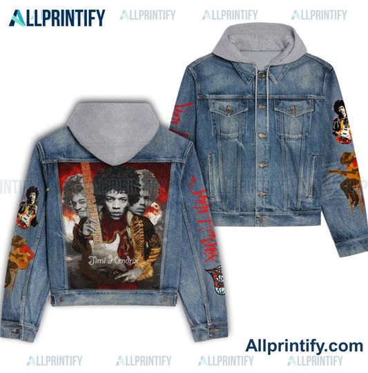 Jimi Hendrix Hooded Denim Jacket