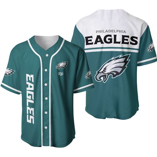 Personalized Eagle Baseball Jersey, Philadelphias Baseball Jersey, Sunday Football