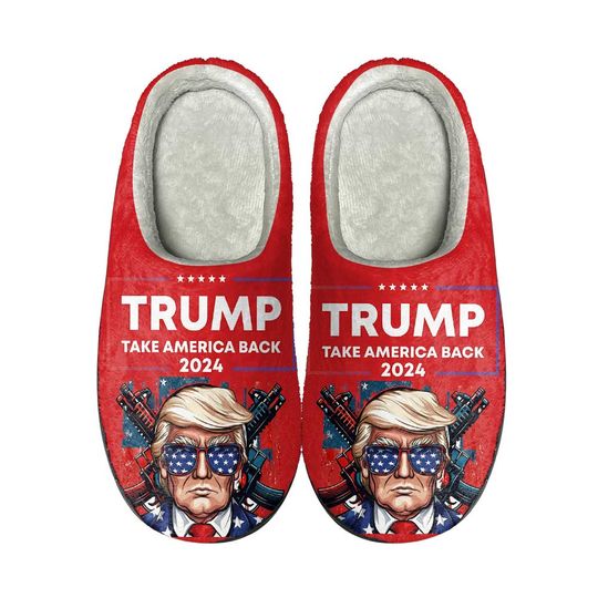 Trump Patriot Slippers | House Shoes