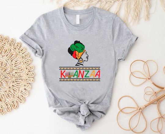 Discover Kwanzaa Shirt, Black Family Christmas Shirt, Afro Kwanzaa Tee, Womens Kwanzaa Shirt, Kwanzaa Candles Shirt, Kwanzaa Gift, Happy Kwanzaa Tee