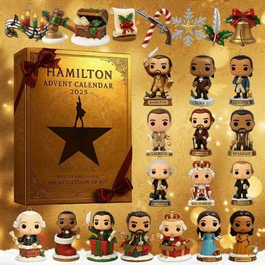 Discover Hamilton 2025 Christmas Calendar | Fun Theater Countdown | Gift For Kids | H87W
