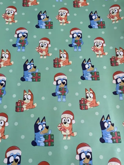 Discover BlueyDad And FRIENDS Christmas Wrapping Paper