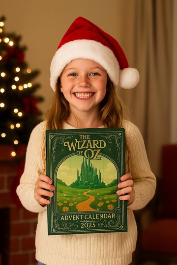 Wizard of Oz 2025 Advent Calendar | 24 Days of Magic Figures | Holiday Countdown Gift for Fans | Gift For Kids | Advent Calendar | H86W