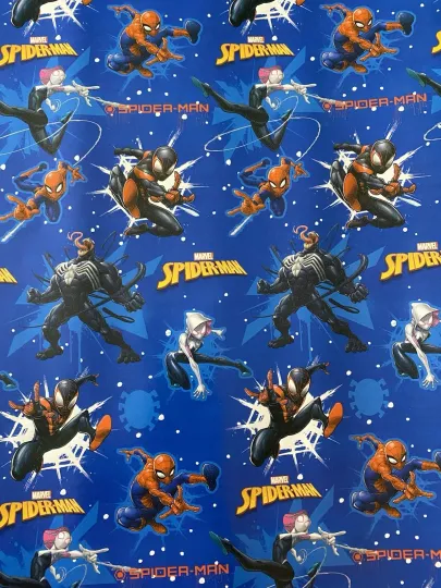 Discover SPIDER-MAN Christmas Wrapping Paper SPIDER MAN