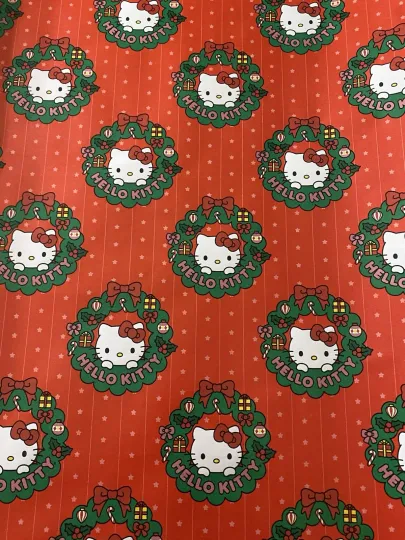 HELLO KITTY  Christmas Wrapping Paper