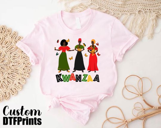 Discover Happy Kwanzaa Shirt, African American Holiday Shirt, African Culture Shirt