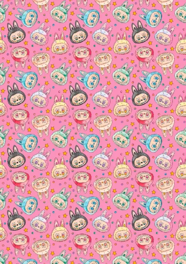 LABUBU Birthday Gift Wrap - Labubu Wrapping Paper - Labubu Birthday Gifting