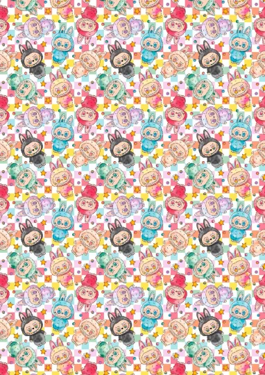LABUBU Birthday Gift Wrap - Labubu Wrapping Paper - Labubu Birthday Gifting