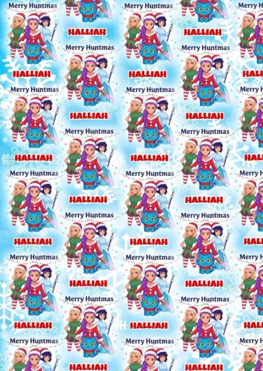 Discover DERPY Personalised Christmas Gift Wrap - KPop Demon Hunters Wrapping Paper