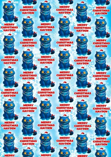 DERPY Personalised Christmas Gift Wrap - KPop Demon Hunters Wrapping Paper