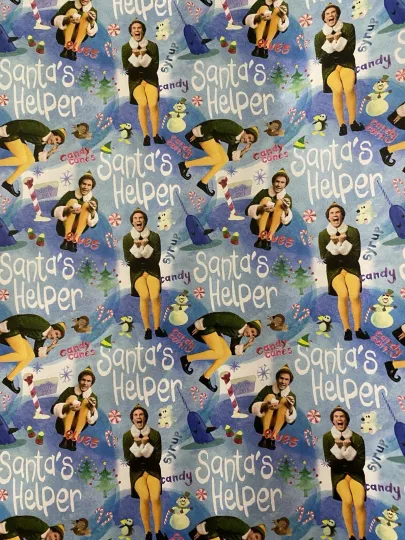 ELF BUDDY MOVIE Christmas Wrapping Paper